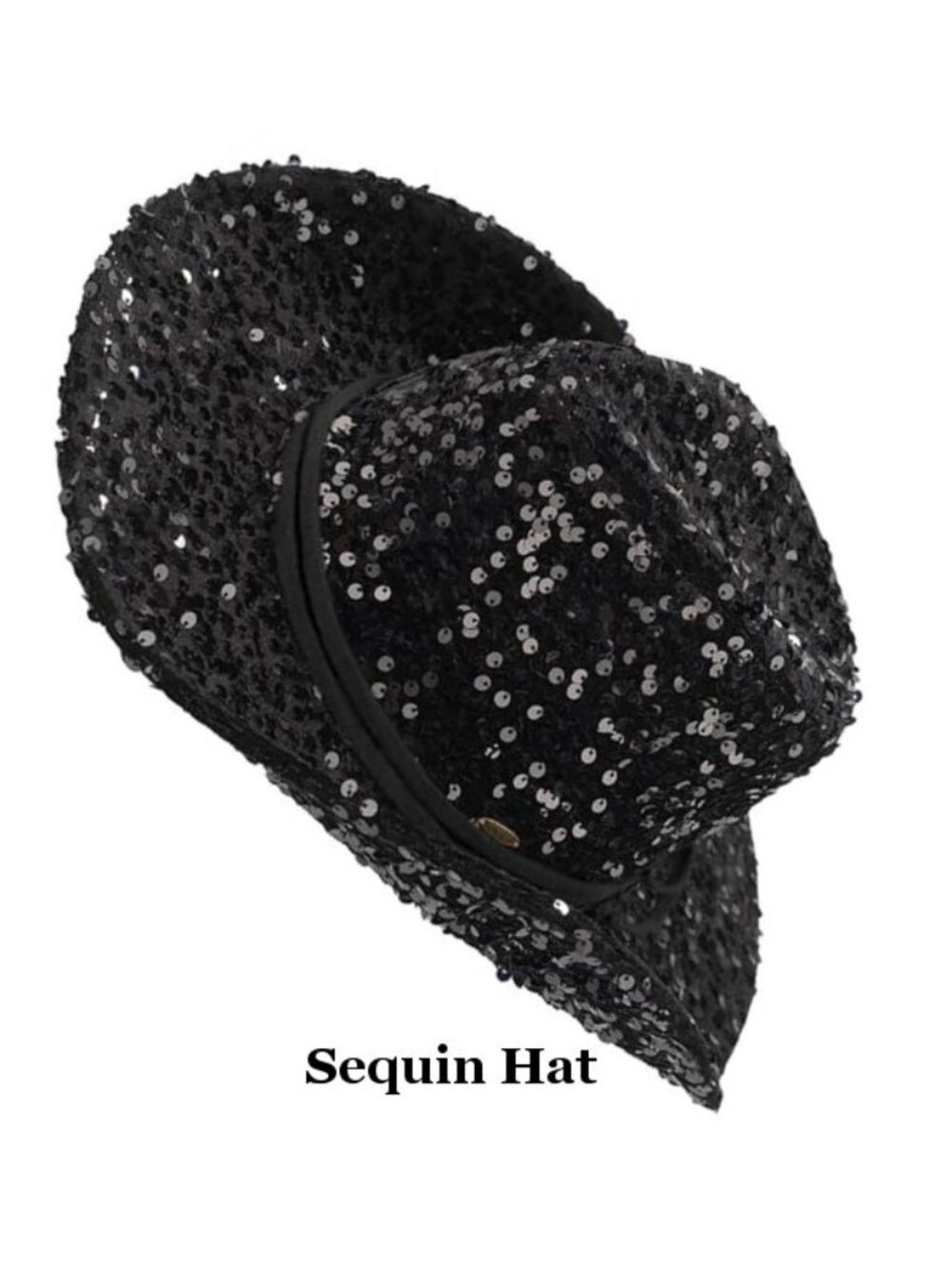 NWT Sparkling Bling Swarovski Crystal BLACK Women Cowboy Hat, Boots, Dress - Picture 10 of 14